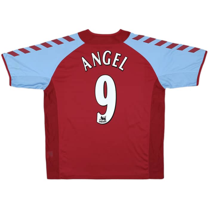 2004-05 Aston Villa Home Shirt Angel #9 - 8/10 - (L)