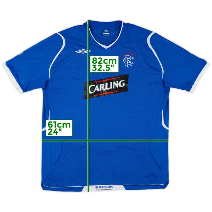 2008-09 Rangers Home Shirt - 4/10 - (XXL)