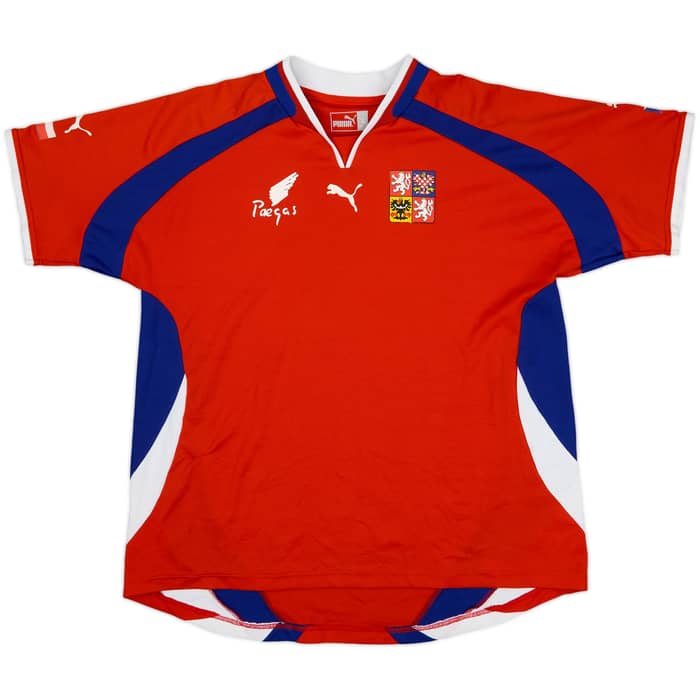 2000-02 Czech Republic Basic Home Shirt - 8/10 - (XL)