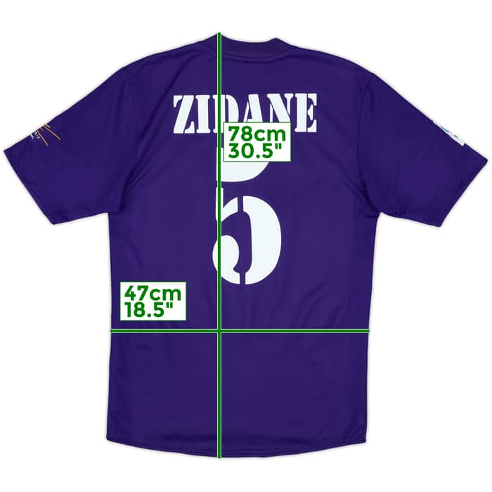 2002-03 Real Madrid Centenary Third Shirt Zidane #5 - 8/10 - (S)