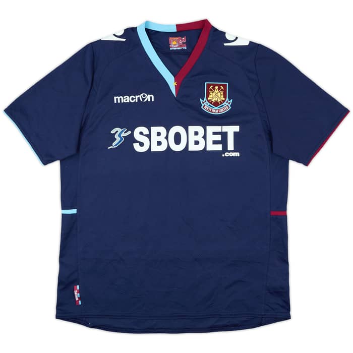 2012-13 West Ham Away Shirt Noble #16 - 8/10 - (L)