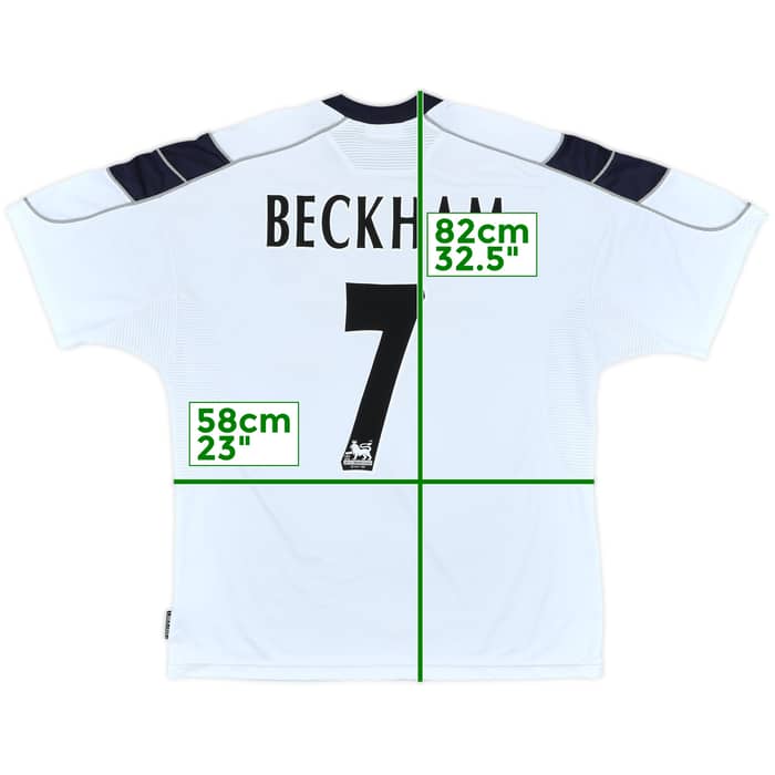 1999-00 Manchester United Third Shirt Beckham #7 - 8/10 - (L)