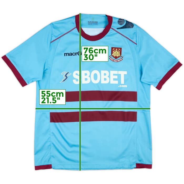 2011-12 West Ham Away Shirt - 7/10 - (M)