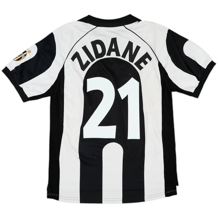 1997-98 Juventus Centenary Home Shirt Zidane #21 - 6/10 - (S)