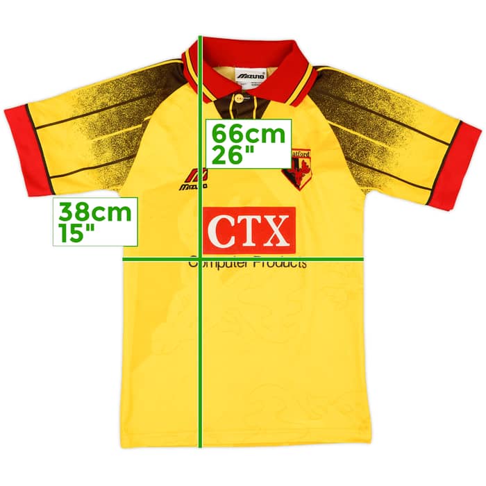 1997-98 Watford Home Shirt - 9/10 - (XL.Boys)