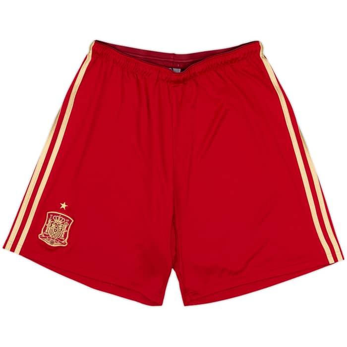 2013-15 Spain Home Shorts - 9/10 - (L)