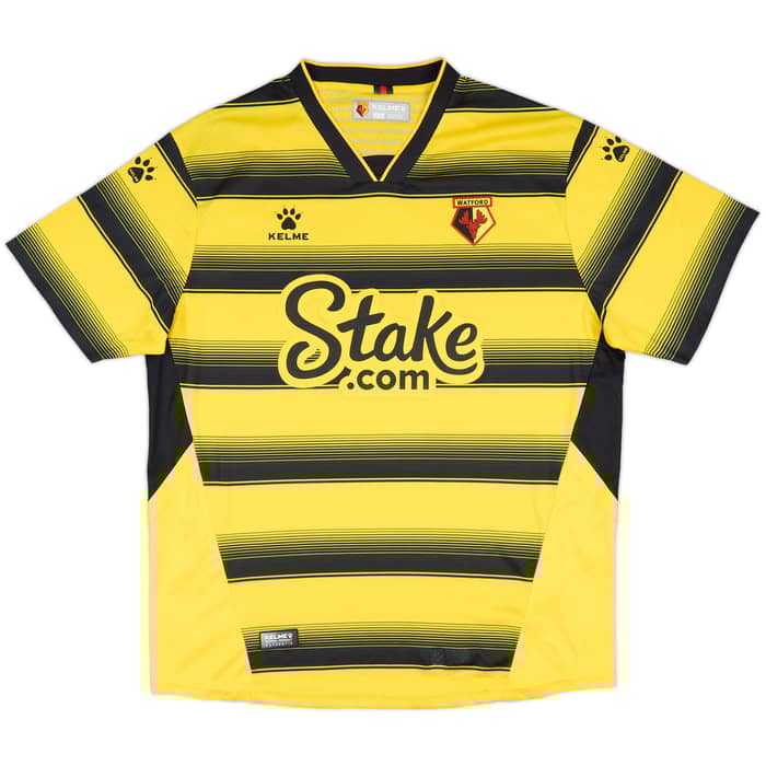 2021-22 Watford Home Shirt - 9/10 - (XL)