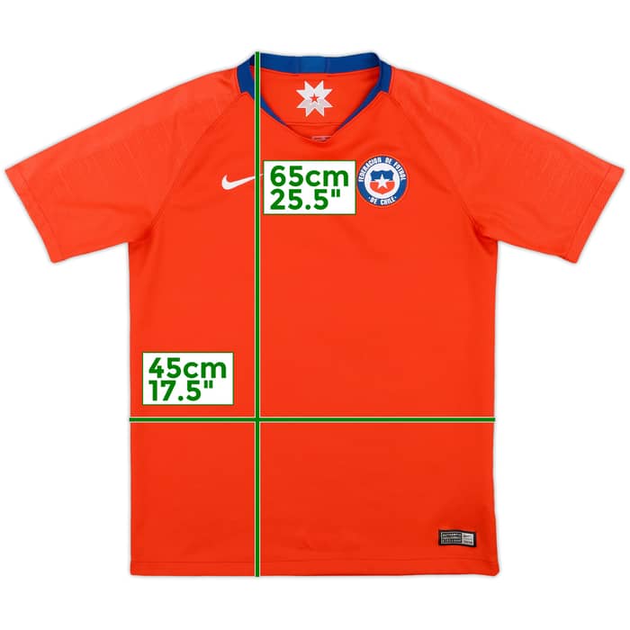 2018-19 Chile Home Shirt - 9/10 - (XL.Boys)