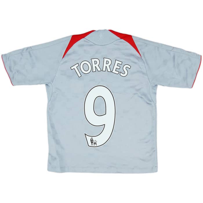 2008-09 Liverpool Away Shirt and Shorts Torres #9 - 9/10 - (7-8 Years)