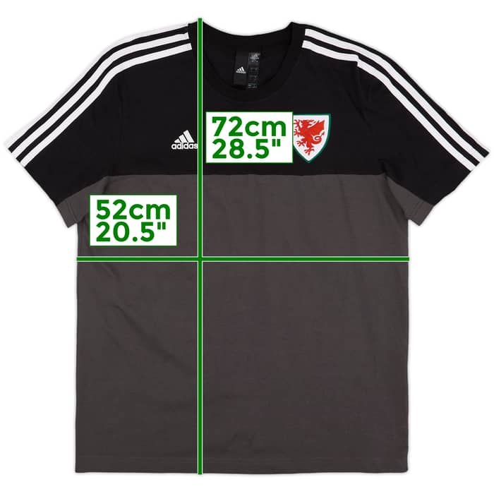 2020-22 Wales adidas Cotton Tee - 10/10 - (L)