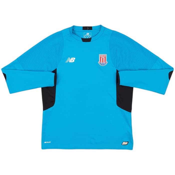 2015-16 Stoke City GK Shirt - 9/10 - (XL.Boys)