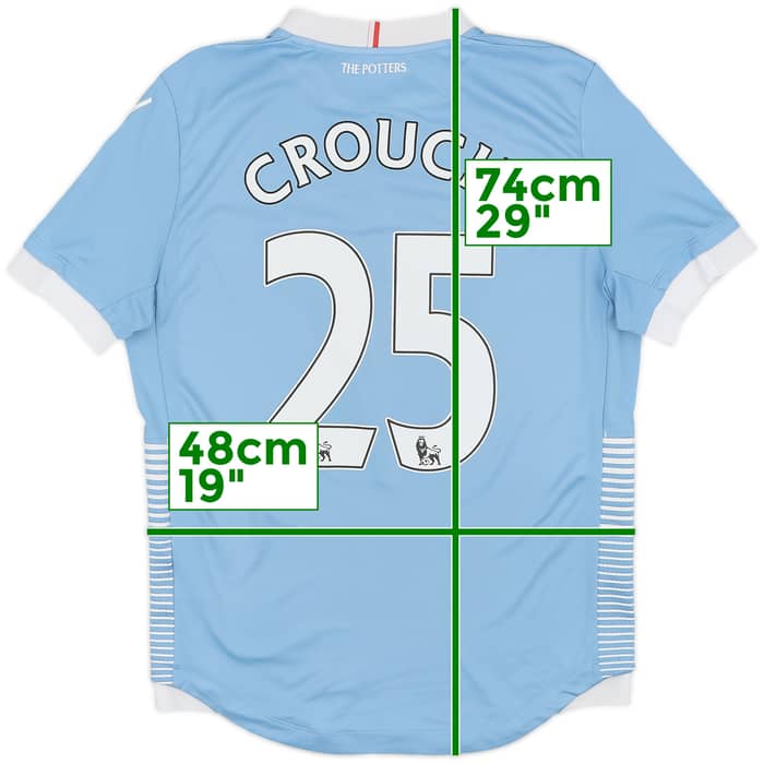 2016-17 Stoke City Away Shirt Crouch #25 - 7/10 - (S)
