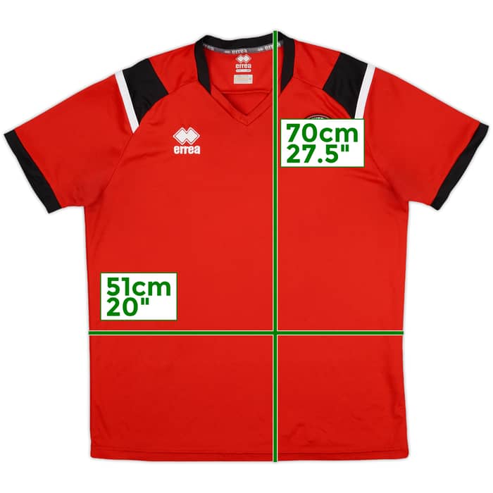 2021-22 FC United of Manchester Errea Training Shirt - 9/10 - (M)