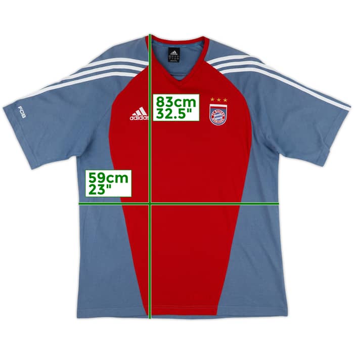 2005-06 Bayern Munich adidas Cotton Tee - 9/10 - (L/XL)