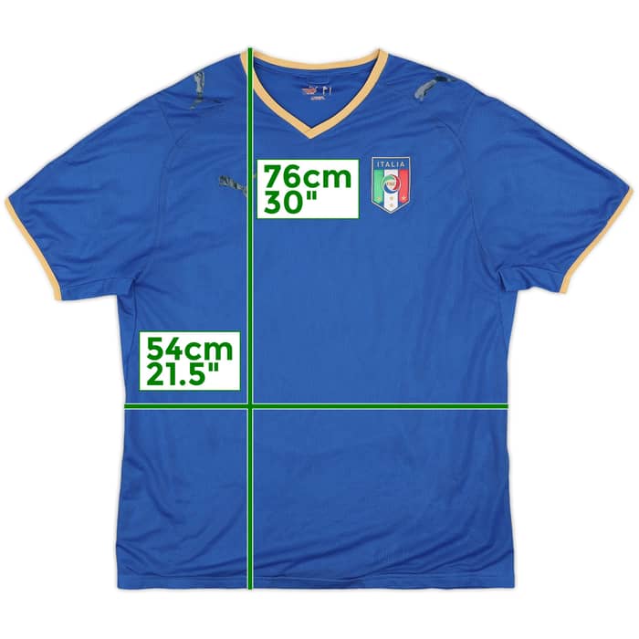 2007-08 Italy Home Shirt - 4/10 - (L)