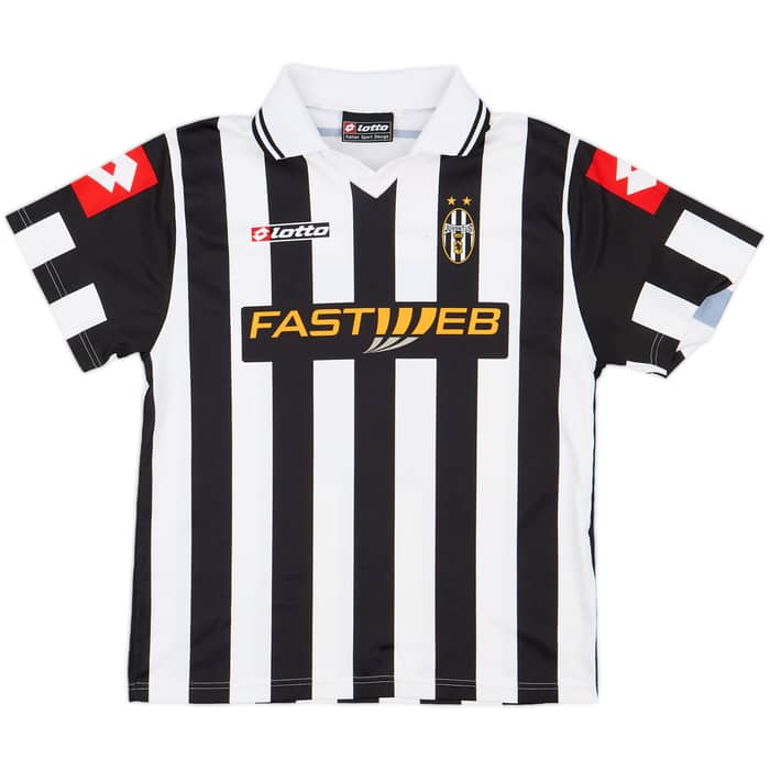 2001-02 Juventus Basic Home Shirt - 9/10 - (L.Boys)