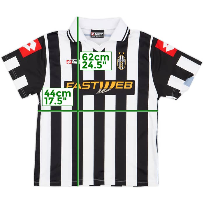 2001-02 Juventus Basic Home Shirt - 9/10 - (L.Boys)