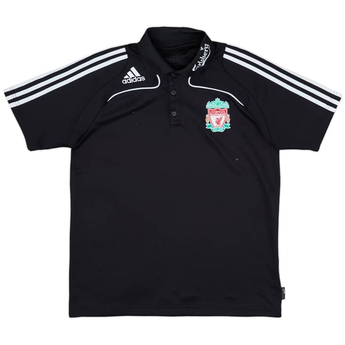 2008-09 Liverpool adidas Polo Shirt - 8/10 - (S)