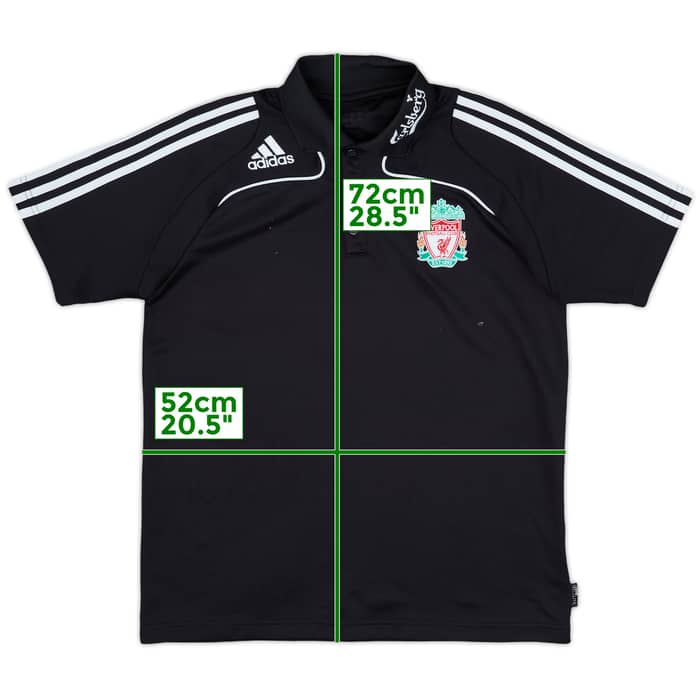 2008-09 Liverpool adidas Polo Shirt - 8/10 - (S)