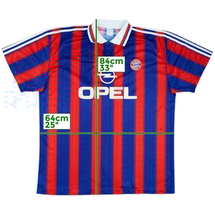1995-97 Bayern Munich Home Shirt - 5/10 - (XXL)