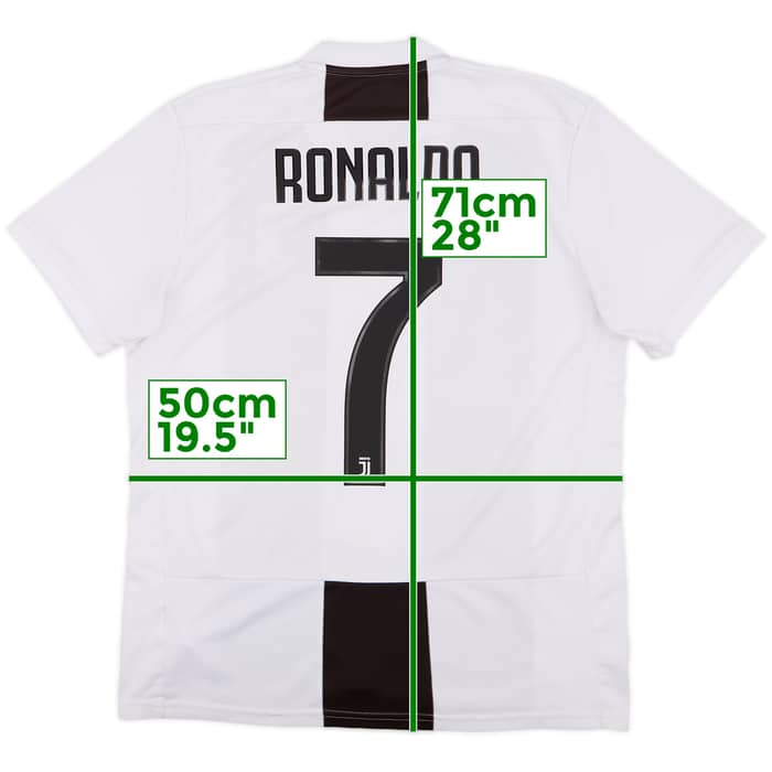 2018-19 Juventus Home Shirt Ronaldo #7 - 6/10 - (M)