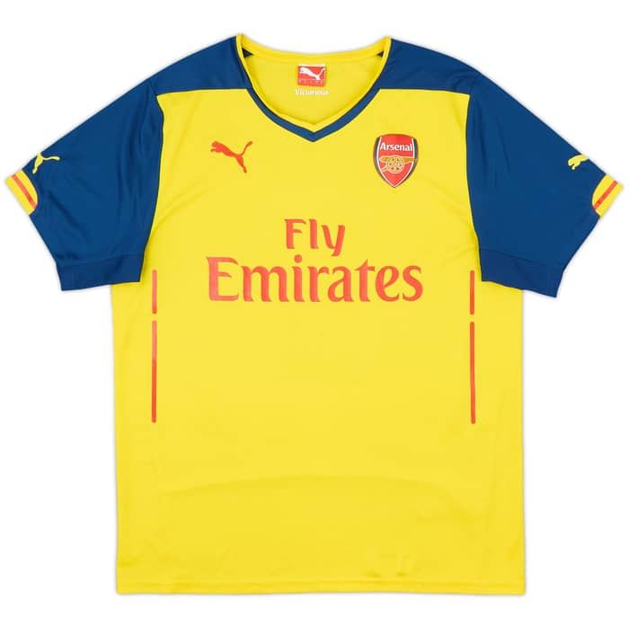 2014-15 Arsenal Away Shirt Arteta #8 - 6/10 - (L)