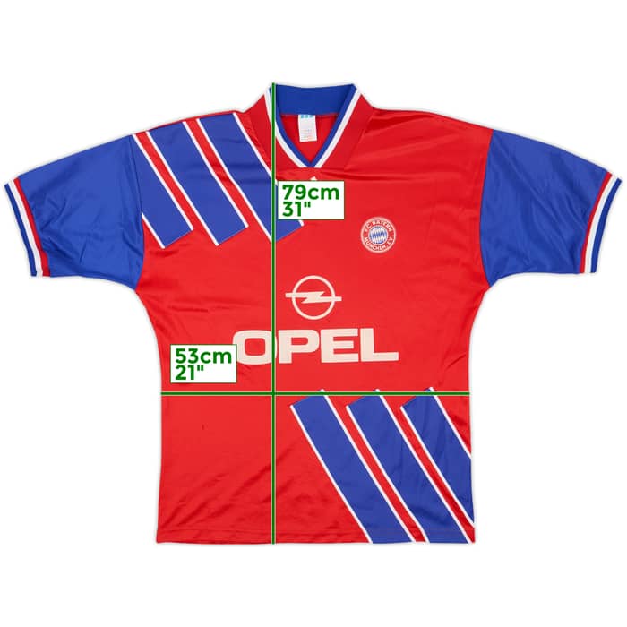 1993-95 Bayern Munich Home Shirt - 9/10 - (L)