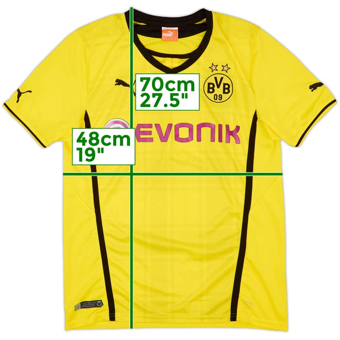 2013-14 Borussia Dortmund Home Shirt - 7/10 - (M)