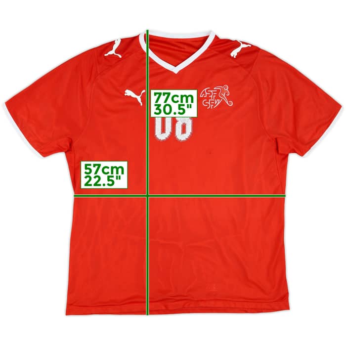 2008-10 Switzerland Home Shirt #08 - 6/10 - (XL)