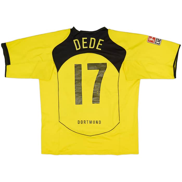 2004-05 Borussia Dortmund Home Shirt Dede #17 - 6/10 - (XL)
