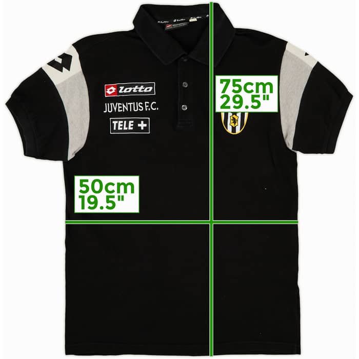 2001-02 Juventus Lotto Polo Shirt - 8/10 - (M)