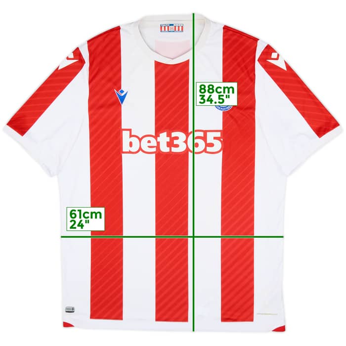 2021-22 Stoke City Home Shirt - 7/10 - (4XL)