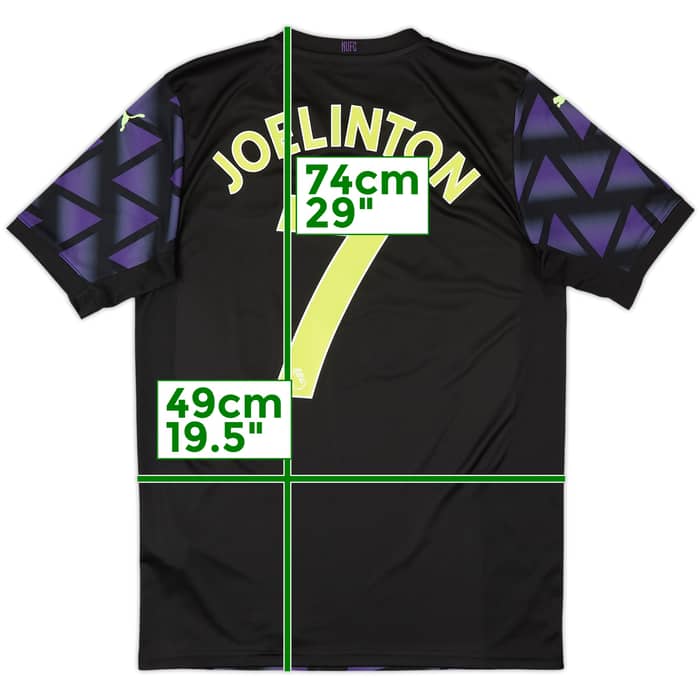 2020-21 Newcastle Third Shirt Joelinton #7 - 9/10 - (M)