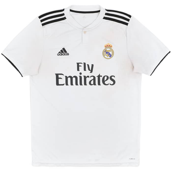 2018-19 Real Madrid Home Shirt - 4/10 - (M)