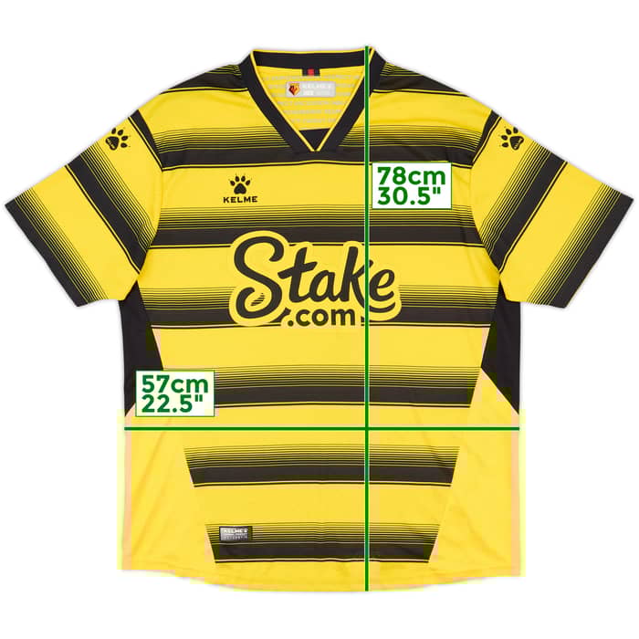 2021-22 Watford Home Shirt - 6/10 - (XL)
