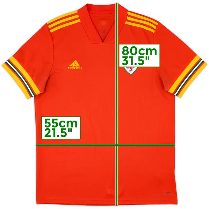 2020-21 Wales Home Shirt - 8/10 - (L)