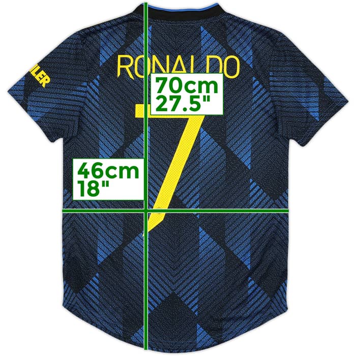 2021-22 Manchester United Third Shirt Ronaldo #7 - 9/10 - (Women's S)