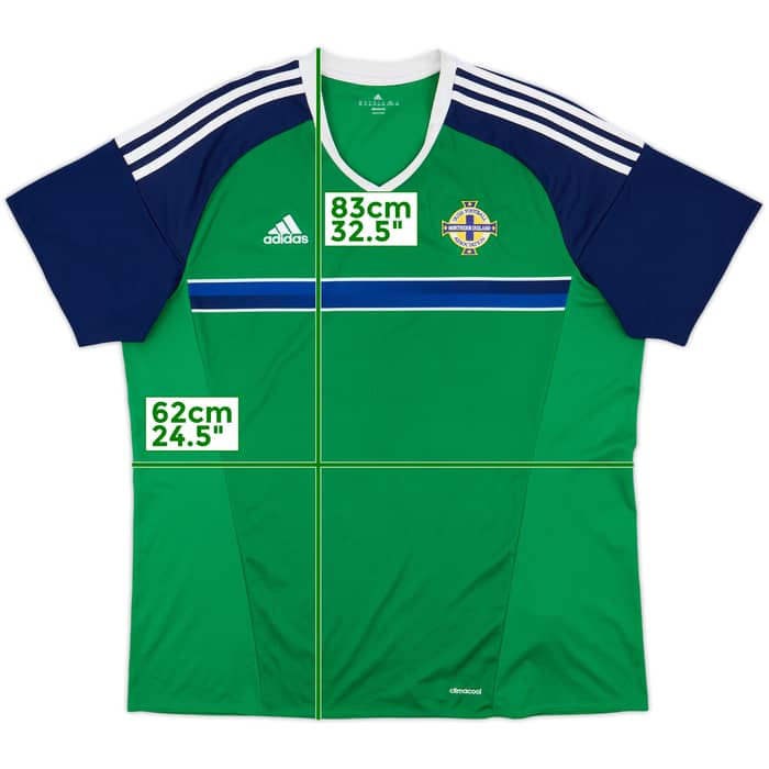 2016-17 Northern Ireland Home Shirt - 9/10 - (XXL)