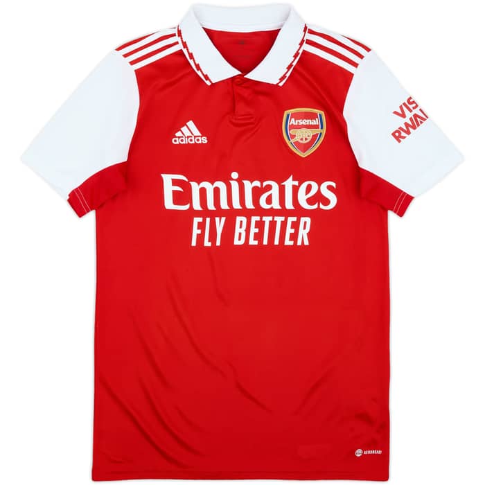2022-23 Arsenal Home Shirt Saka #7 - 9/10 - (S)