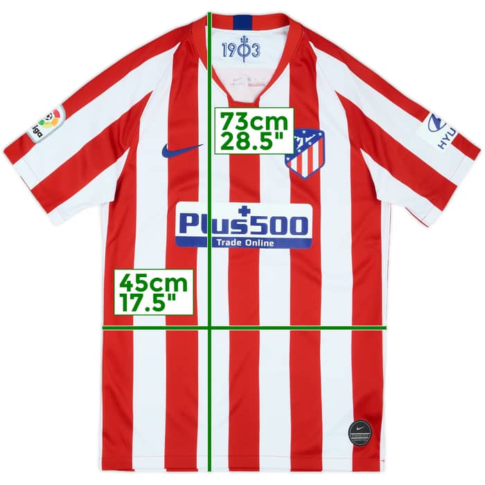 2019-20 Atletico Madrid Home Shirt - 8/10 - (S)