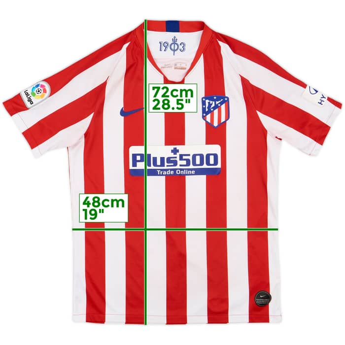 2019-20 Atletico Madrid Home Shirt - 7/10 - (M)
