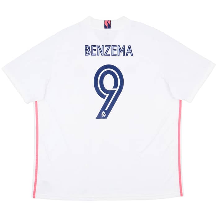 2020-21 Real Madrid Home Shirt Benzema #9 - 10/10 - (3XL)