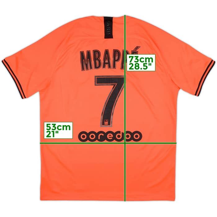 2019-20 Paris Saint-Germain Away Shirt Mbappe #7 - 8/10 - (L)