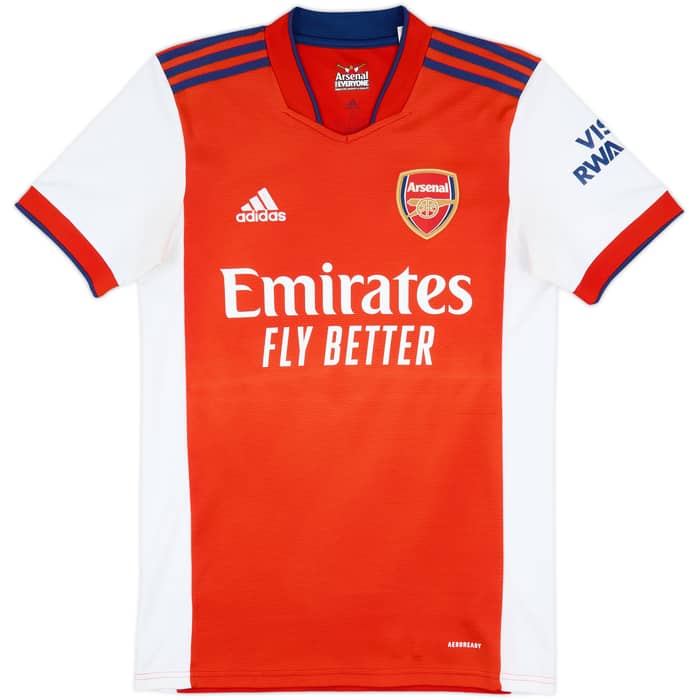 2021-22 Arsenal Home Shirt Odegaard #8 - 7/10 - (S)