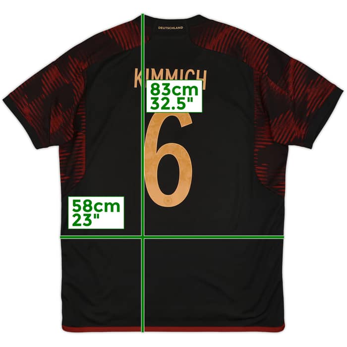 2022-23 Germany Away Shirt Kimmich #6 - 9/10 - (XL)