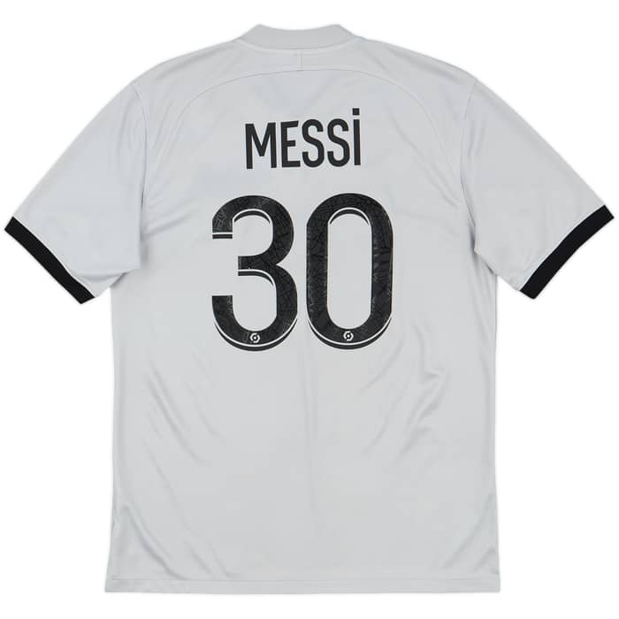 2022-23 Paris Saint-Germain Away Shirt Messi #30 - 9/10 - (M)
