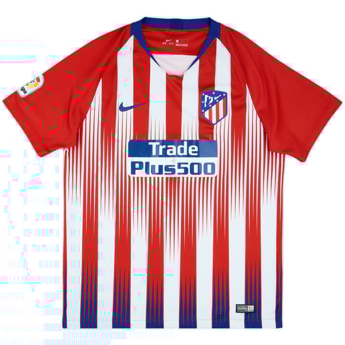 2018-19 Atletico Madrid Home Shirt - 8/10 - (L)