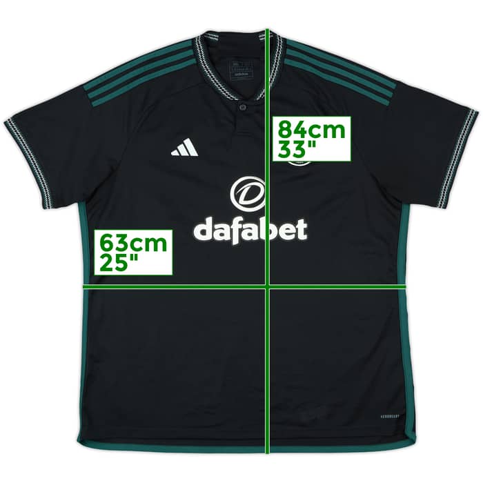 2023-24 Celtic Away Shirt - 10/10 - (XXL)