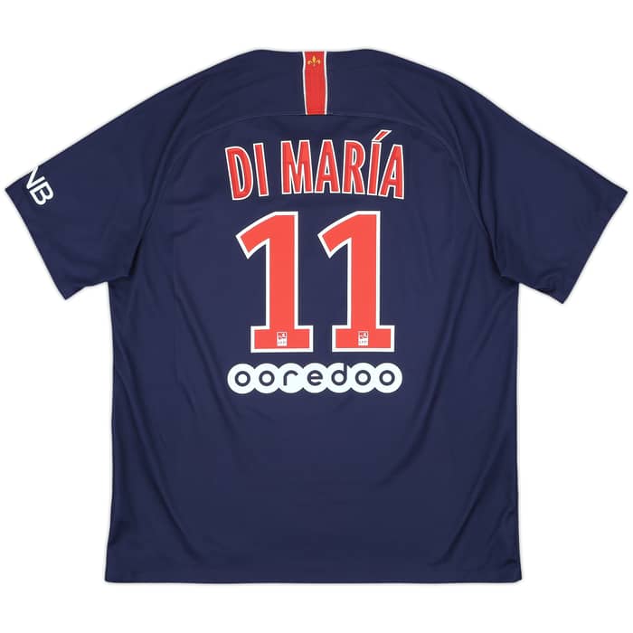 2018-19 Paris Saint-Germain Home Shirt Di Maria #11 - 9/10 - (XL)