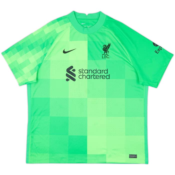 2021-22 Liverpool GK S/S Shirt A.Becker #1 - 8/10 - (XXL)